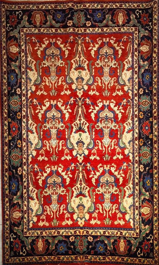Vintage Senneh Rug – Traditional Aesthetic