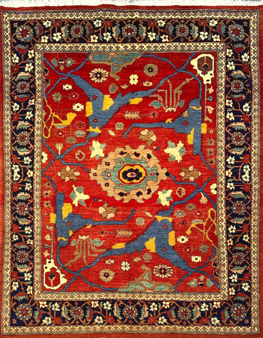 Vintage Senneh Rug – Contemporary Aesthetic