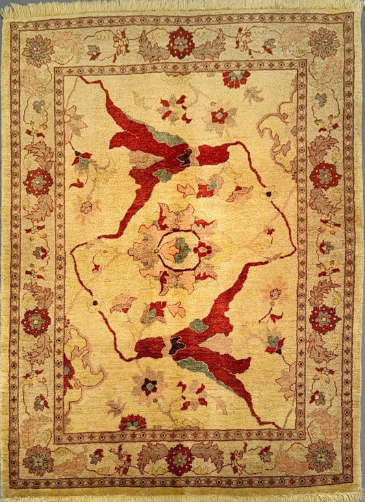 Vintage Senneh Rug – Contemporary Aesthetic