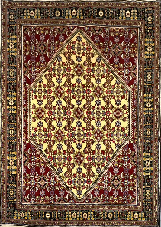Antique Kashkouli  Rug in Medallion Style