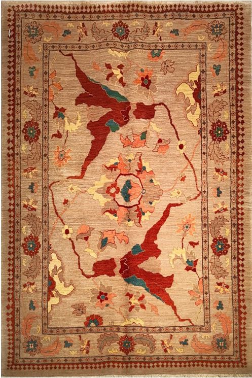 Persian Rug – Contemporary Design – 5'10" x 3'11"