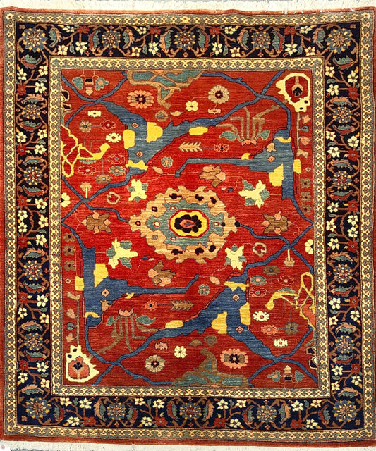 Persian Rug – Contemporary Design – 5'1" x 4'2"