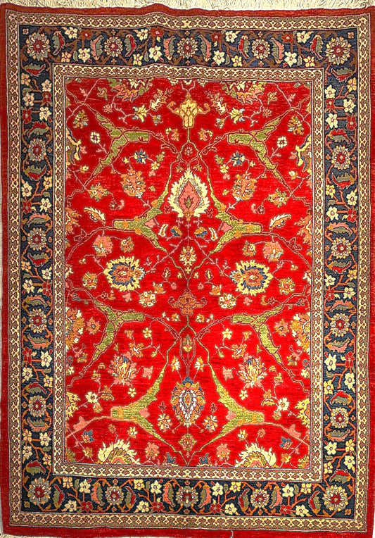 Vintage Senneh Rug – Contemporary Aesthetic