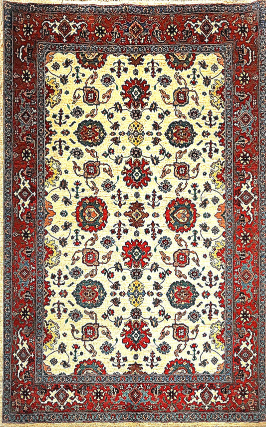 Beautiful Semi-Antique Traditional Rug from Persian