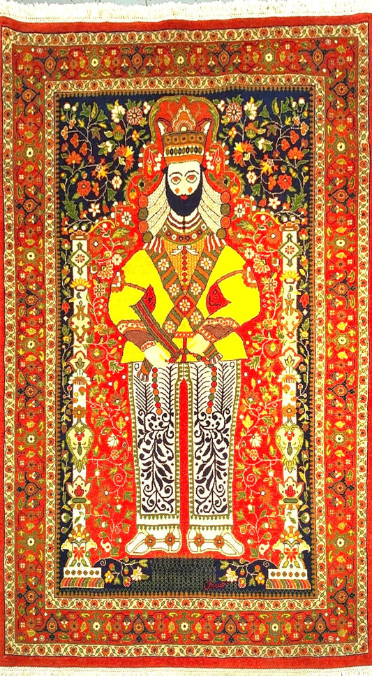 Beautiful Semi-Antique Contemporary Rug from Persian