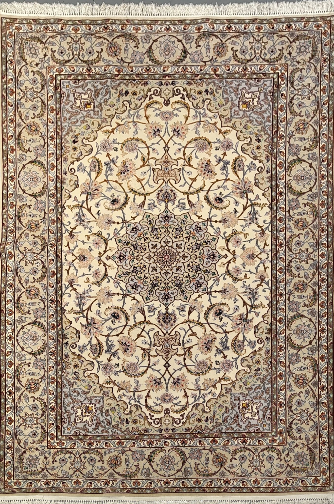 Classic Medallion Rug from Isfahan