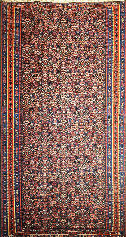 Elegant All-Over Rug – Handmade in Senneh