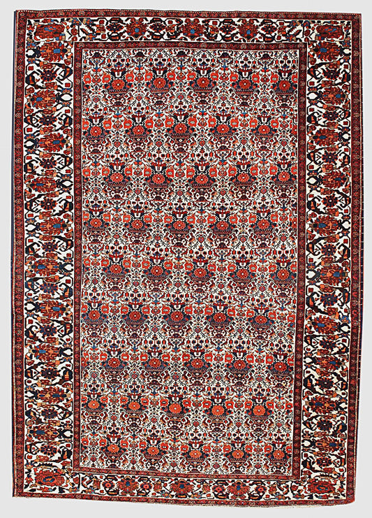 Antique Abadeh Rug in All-Over Style