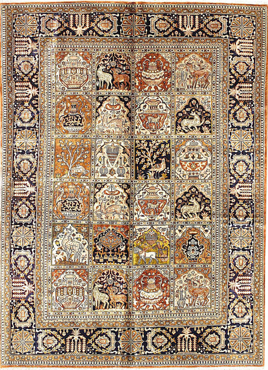 Beautiful Semi-Antique Semi-Antique Rug from Persian