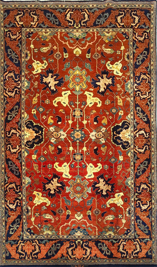Antique Senneh Rug in All-Over Style