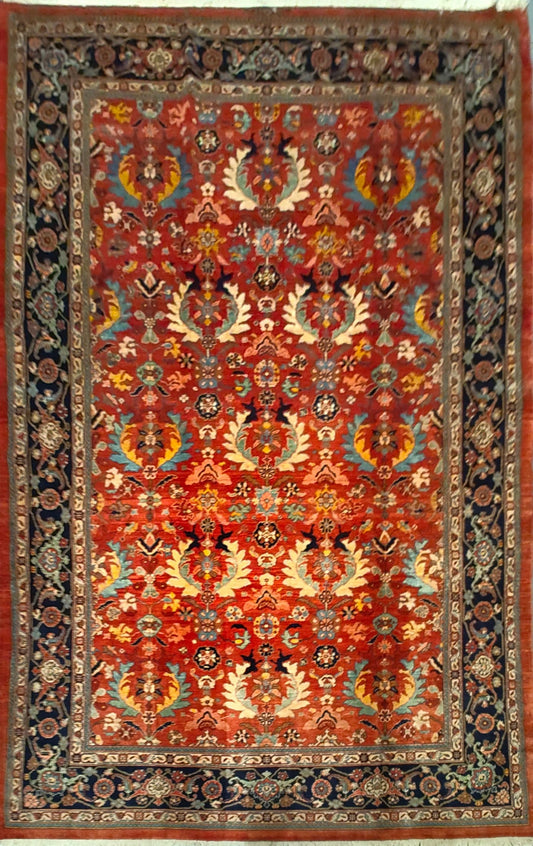 Antique Senneh Rug in All-Over Style