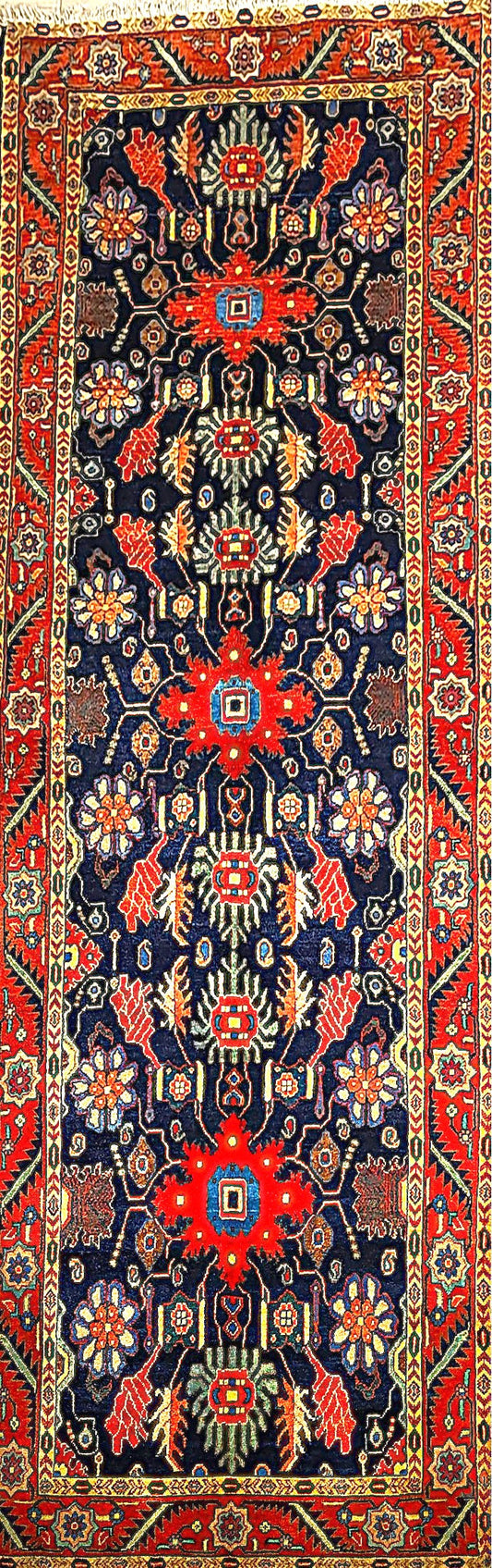 Elegant All-Over Rug – Handmade in Senneh