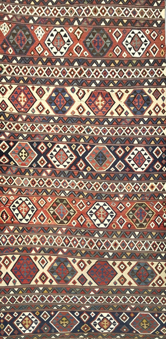 Elegant All-Over Rug – Handmade in Caucasian