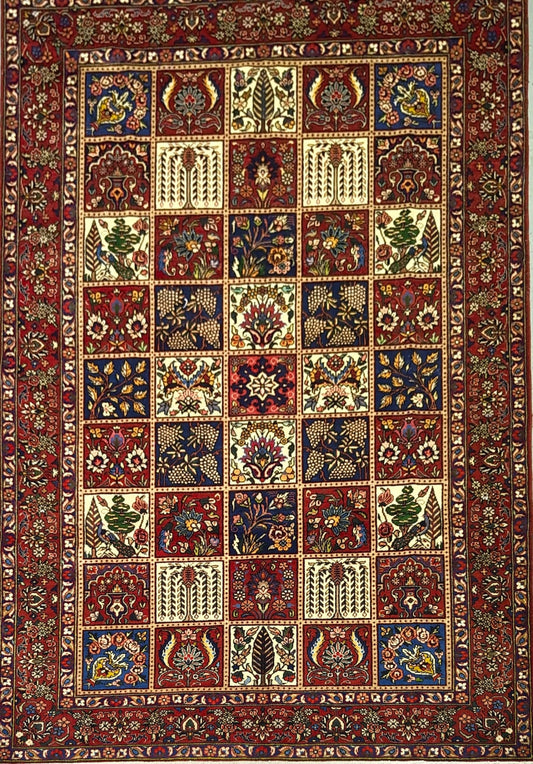 Persian Bakhtiari Rug – All-Over Design