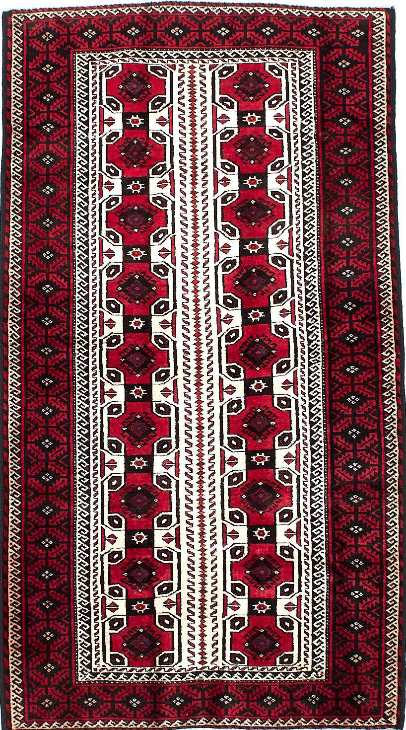 Beautiful Semi-Antique Traditional Rug from Persian