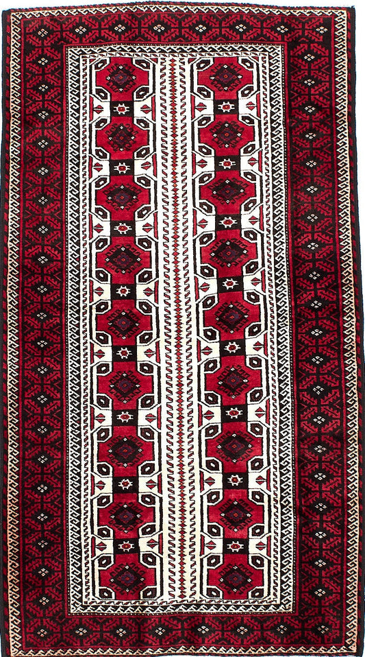 Beautiful Semi-Antique Traditional Rug from Persian