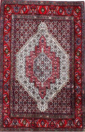 Beautiful Semi-Antique Traditional Rug from Persian