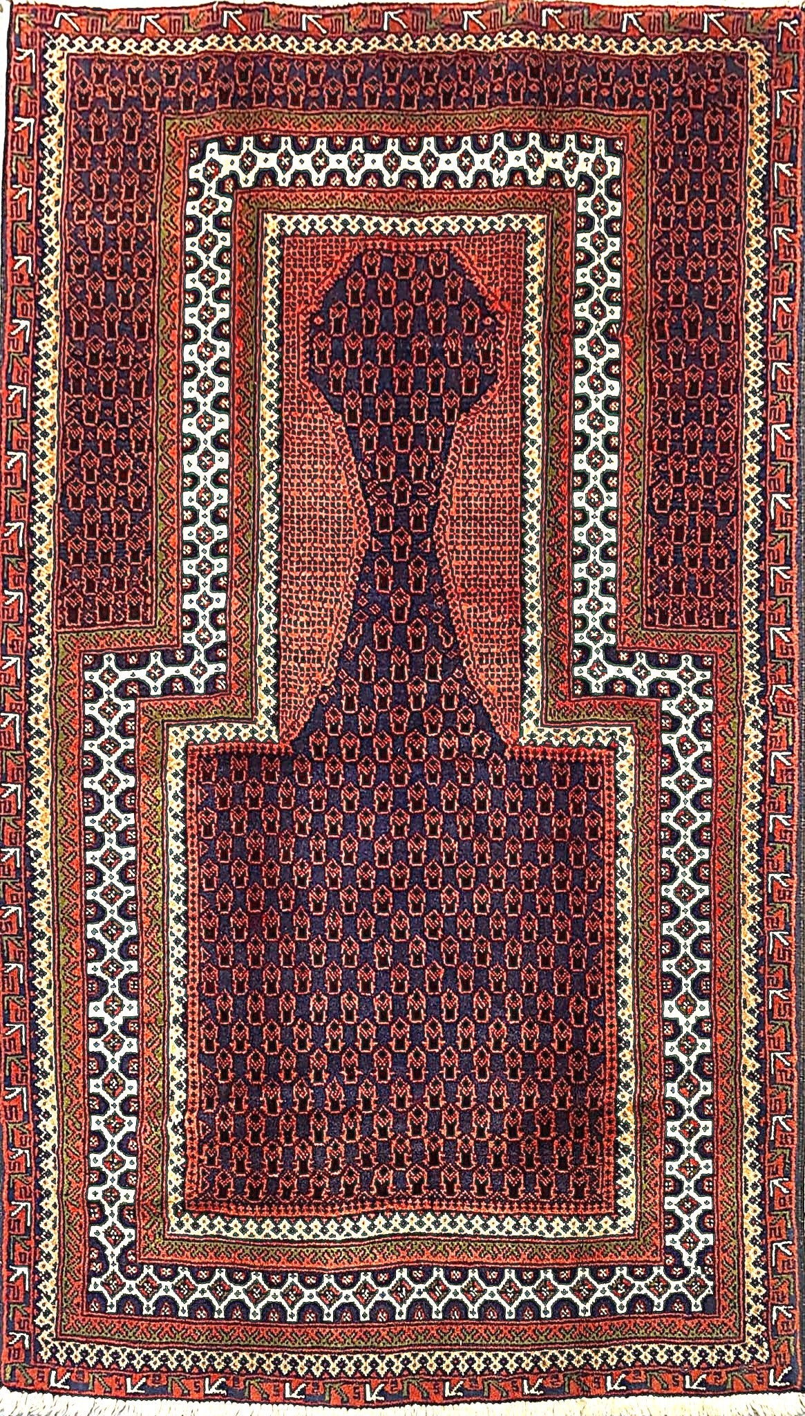Elegant All-Over Rug – Handmade in Ghoochan