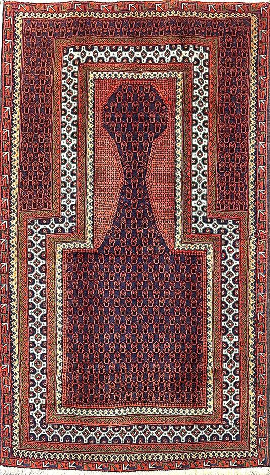 Elegant All-Over Rug – Handmade in Ghoochan