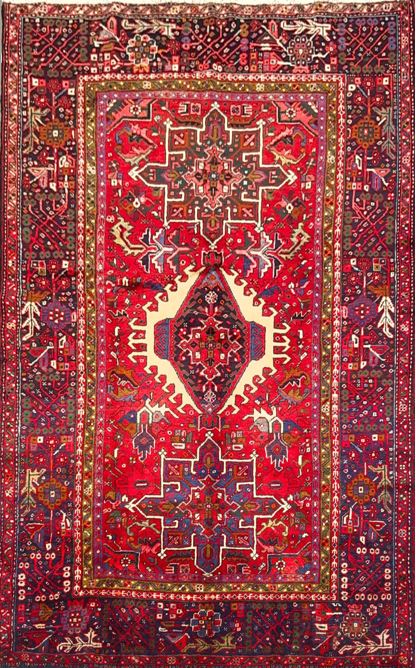 Charming Semi-Antique Rug – Persian Craftsmanship