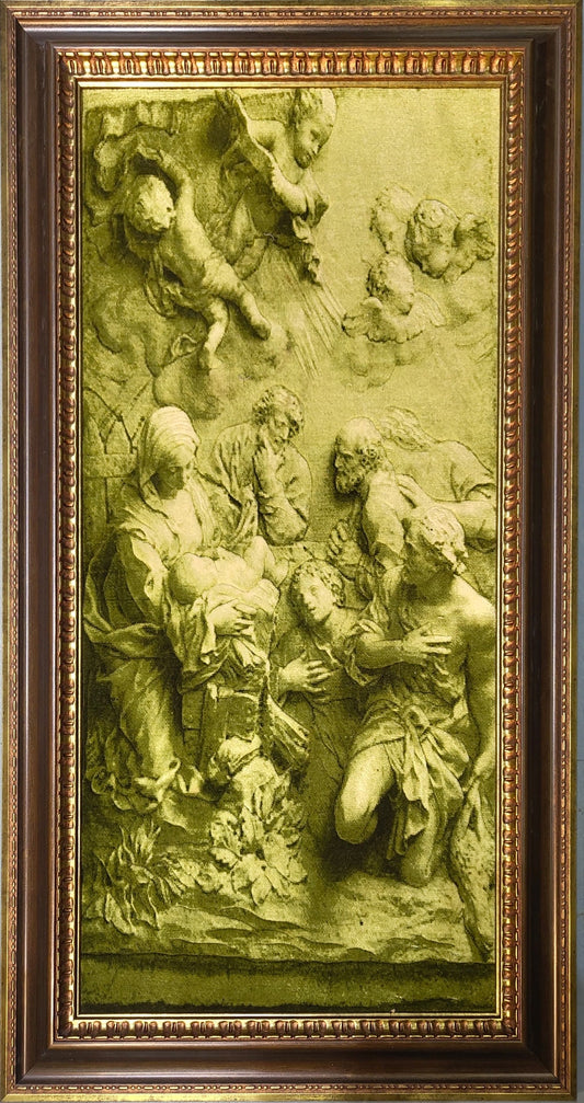 Persian Tabriz Rug – Portrait Design