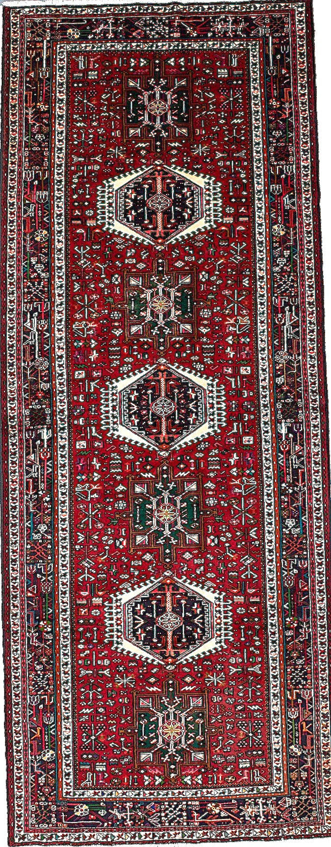Classic All-Over Rug from Heriz