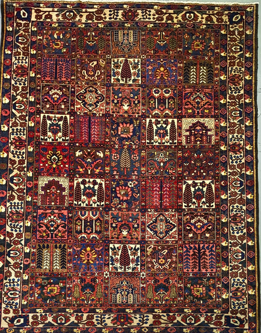 Vintage Senneh Rug – Semi-Antique Aesthetic