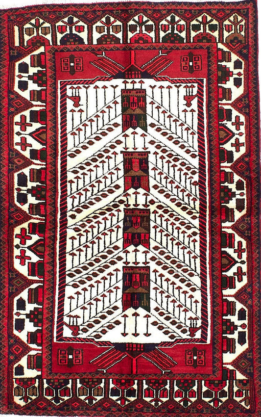 Beautiful Semi-Antique Contemporary Rug from Persian