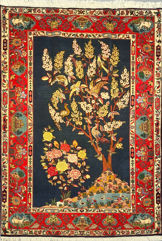 Authentic Persian Rug – Portrait Motif