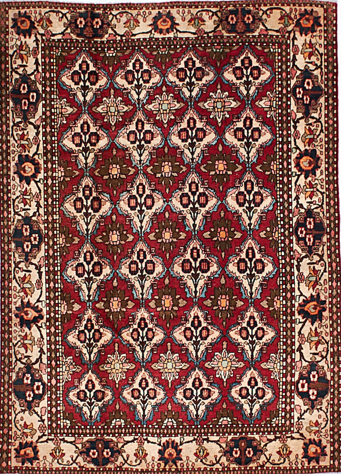 Vintage Qum Rug – Semi-Antique Aesthetic