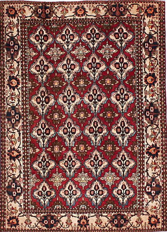 Vintage Qum Rug – Semi-Antique Aesthetic