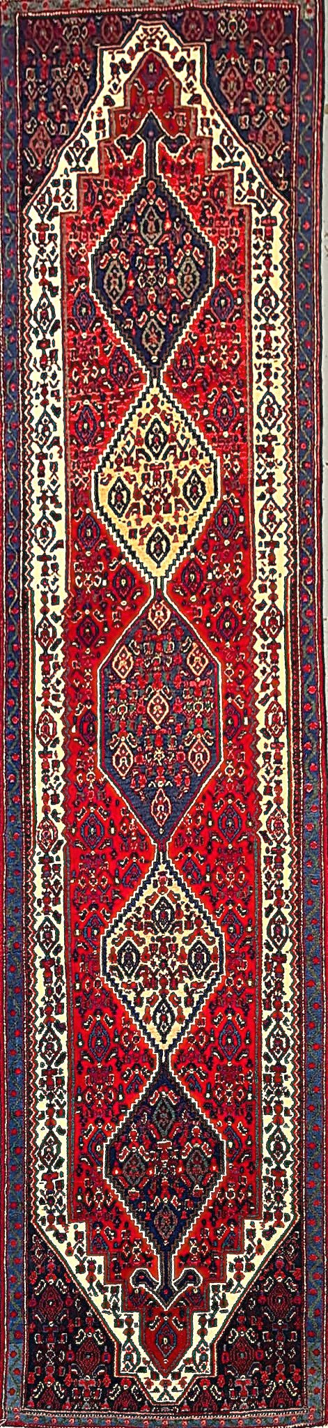Elegant All-Over Rug – Handmade in Sanandaj
