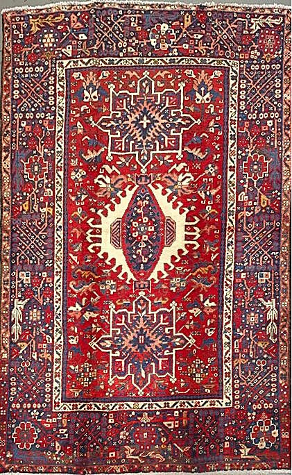 Vintage Heriz Rug – Semi-Antique Aesthetic