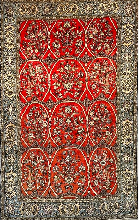 Persian Qum Rug – All-Over Design