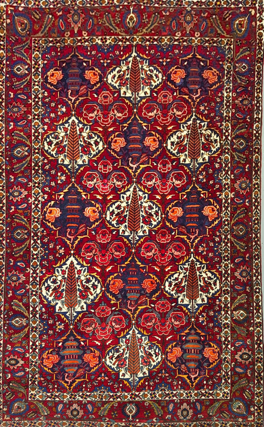 Charming Semi-Antique Rug – Persian Craftsmanship