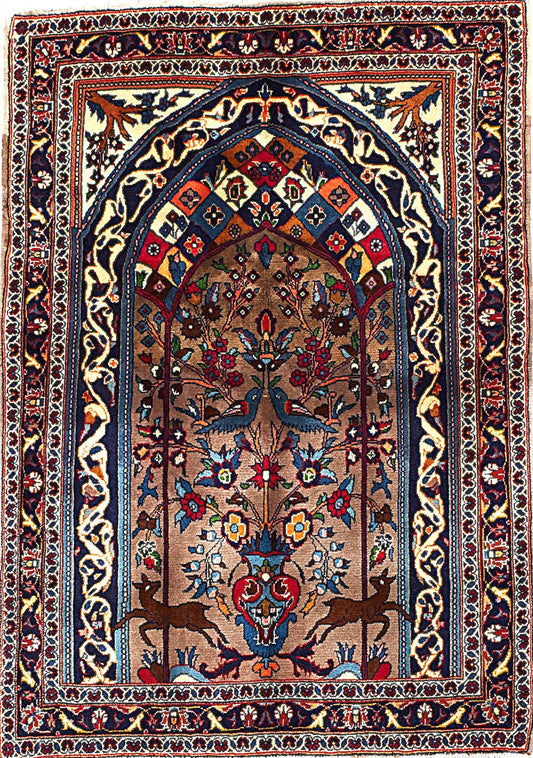 Beautiful Semi-Antique Semi-Antique Rug from Persian